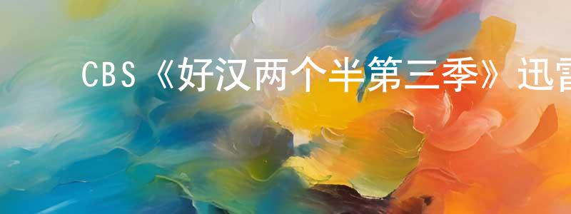 陈仁才发布CBS《好汉两个半第三季》迅雷下载/在线观看/百度云-都市/情感-美剧天堂